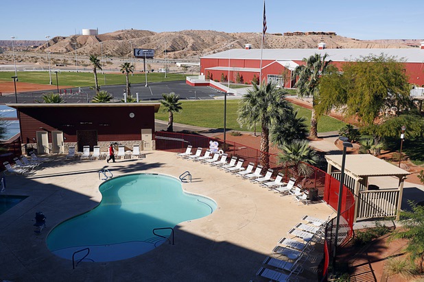 A view of the pool at the Rising Star Sports Ranch in Mesquite, Nev. Tuesday, Nov. 28, 2017.