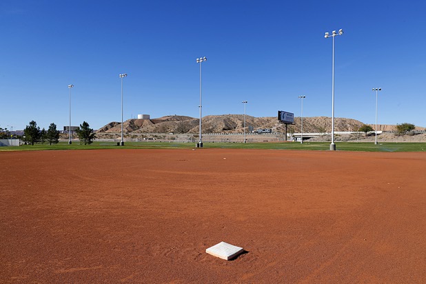 A ball field is shown at the Rising Star Sports Ranch in Mesquite, Nev. Tuesday, Nov. 28, 2017.