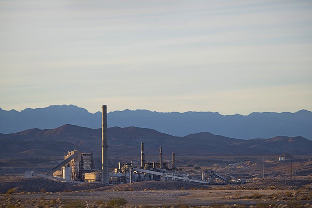 The Reid Gardner Generating Station is shown near Moapa, Nev. Tuesday, Nov. 28, 2017. The coal-fired power plant, built in 1965, was permanently shut down by NV Energy in March 2017.