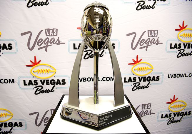 John Saccenti, executive director of the Las Vegas Bowl, announces ...