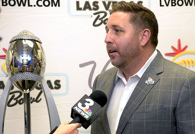 John Saccenti, executive director of the Las Vegas Bowl, is ...