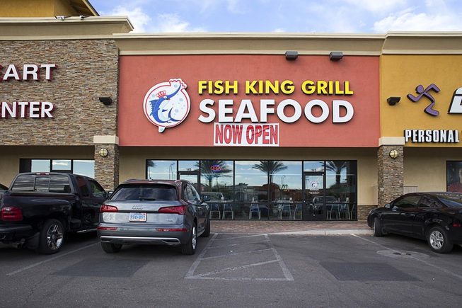 An exterior view of Fish King Grill, 500 E Windmill ...