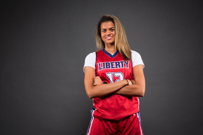 Rae Burrell of Liberty High School is part of the ...