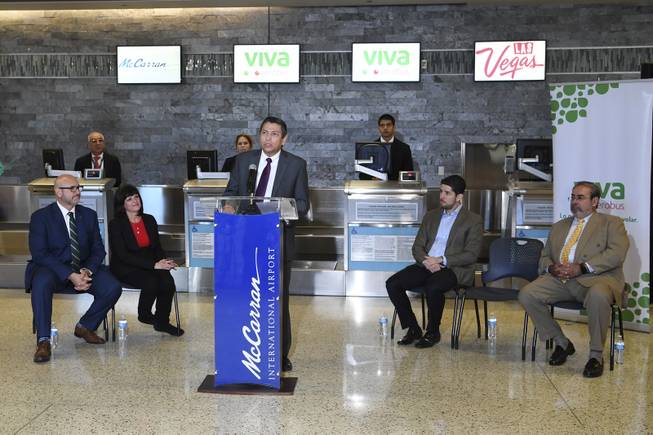 Viva Aerobus McCarran Airport Press Event