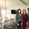 Chelli Wolford, left, and Ginger Melien founded Bloom, a co-working space for women.