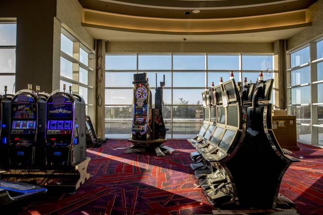Electronic slot machines at the Resorts World Catskills, which is looking to open in February, in Monticello, N.Y., Dec. 17, 2017. Proponents say the $1.2 billion casino resort will revive Sullivan County, a once-booming area known as the borscht belt for its hotels, bungalow colonies and performers, appealing to Jewish vacationers. 