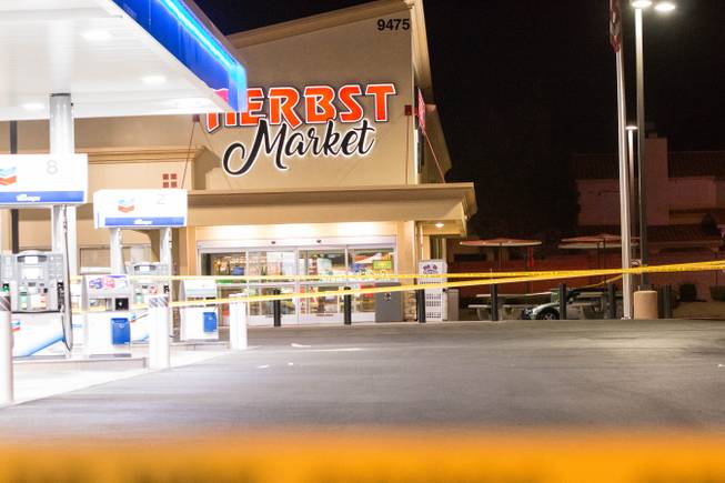 A cashier working at Herbst Market on Desert Inn and Fort Apache roads was shot and killed by her estranged husband who then turned the gun on January 6, 2018.