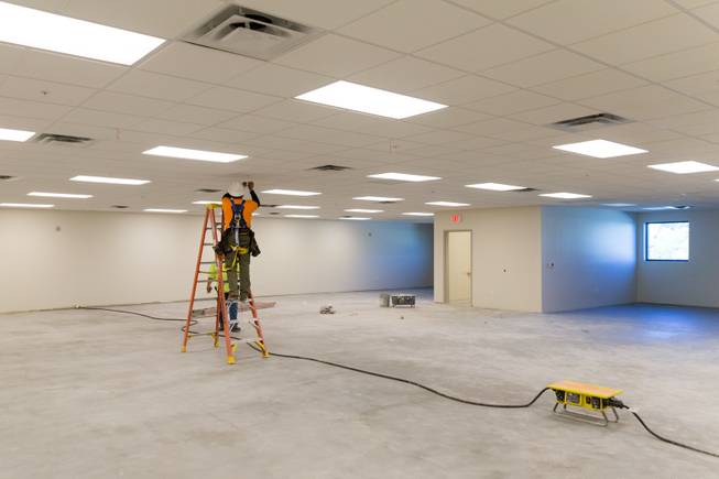 An under construction youth center room is seen during a walk-though of the new Blind Center of Nevada facility is seen in Las Vegas, Thursday, Jan. 11, 2018.