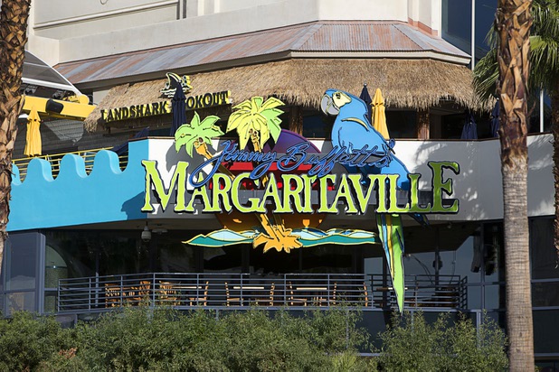 An exterior view of the Jimmy Buffet's Margaritaville casino at the Flamingo Dec. 26, 2017.