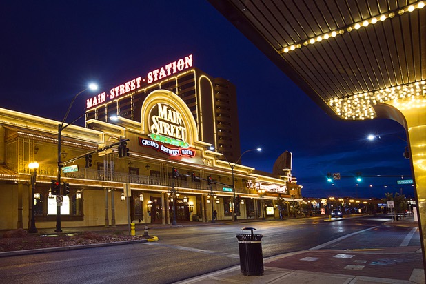 An exterior view of Main Street Station in downtown Las Vegas Nov. 4, 2015