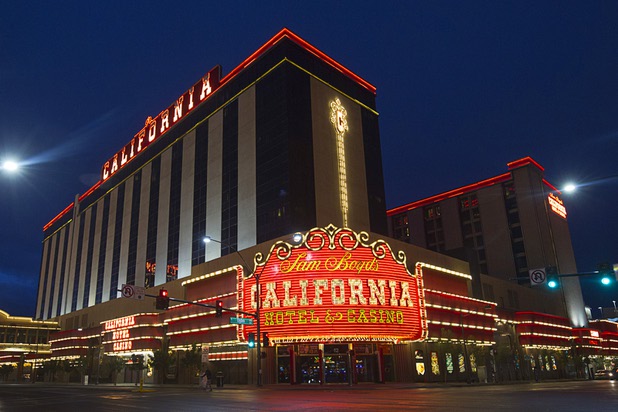 An exterior view of the California in downtown Las Vegas Nov. 4, 2015