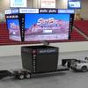 The new video board at the South Point's Arena and Equestrian Center is almost three times the size of the old one.