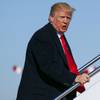 Photo: President Donald Trump boards Air Force One, Thurs
