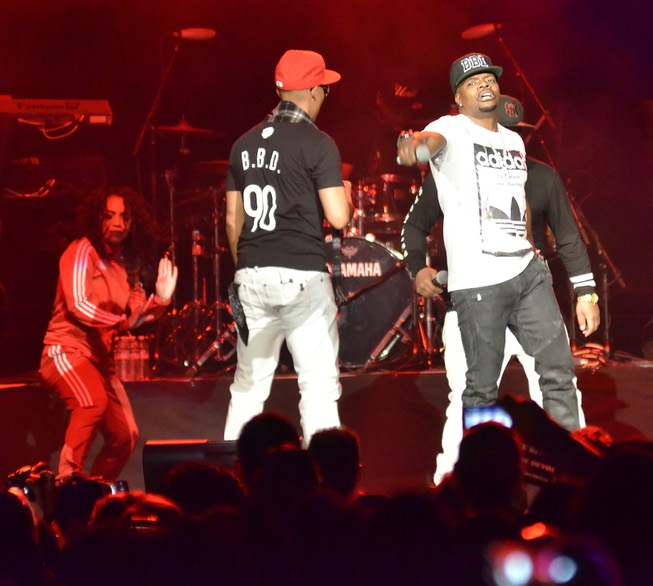Ronnie DeVoe, left and Ricky Bell of Bell Biv DeVoe ...
