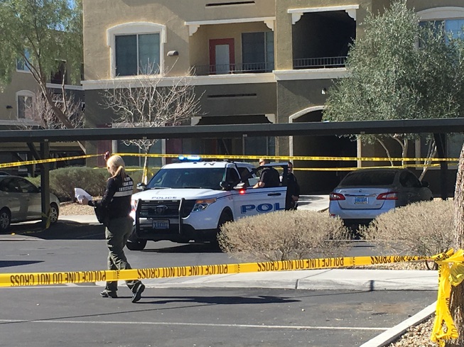 North Las Vegas police investigate a shooting Friday morning that ...