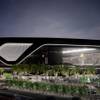 Rendering of the new Las Vegas Raiders stadium as seen from the Strip at night. Construction on the 65,000-seat stadium will begin in November and will be completed in time for the 2020 NFL season. 