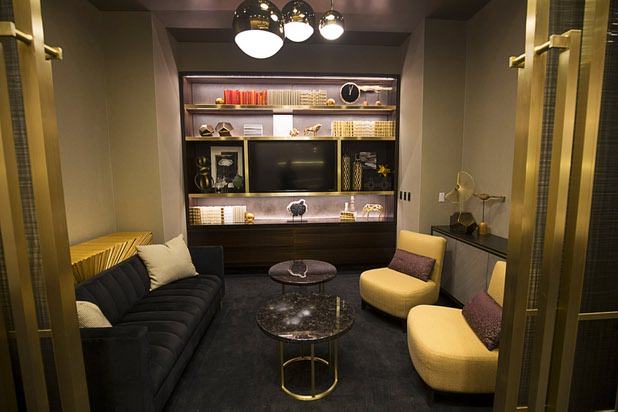 A private room is shown in the Cypress Executive Lounge during a tour of the new Aria East Convention Center Thursday, Feb. 15, 2018. The new $170 million addition adds 200,000 sq. ft. of convention space.