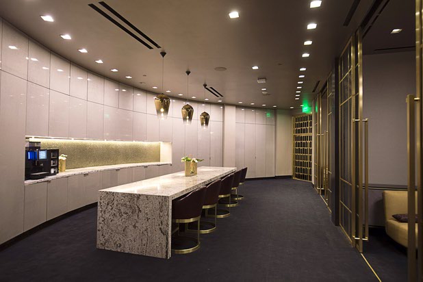 A view of the pantry in the Cypress Executive Lounge during a tour of the new Aria East Convention Center Thursday, Feb. 15, 2018. The new $170 million addition adds 200,000 sq. ft. of convention space.