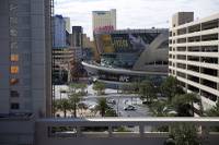 The new convention space at the Aria features a view unlike many spots on the Strip. The third level of the 200,000-square-foot addition features an innovative indoor, open-air veranda space overlooking T-Mobile Arena. The $170 million East Convention Center ...