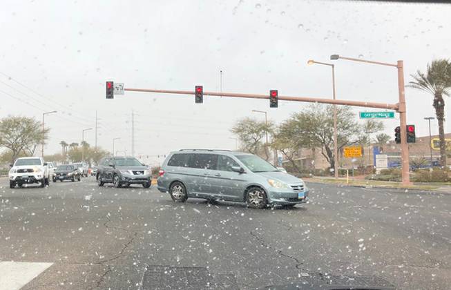 Snow Flurries Las Vegas