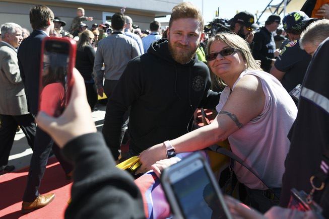 Monster Energy NASCAR Cup Series driver Jeffrey Earnhardt poses for ...