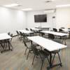A conference room inside Co-Operate on Water Street in downtown Henderson, which provides office space and resources for small businesses starting up, Tuesday, Feb. 27, 2018.
