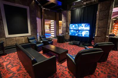 Man Caves at Planet Hollywood has complimentary drinks, private buffet, living room viewing space and giveaways for its NCAA Tournament viewing party.
