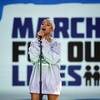 Ariana Grande performs "Be Alright" during the "March for Our Lives" rally in support of gun control, Saturday, March 24, 2018, in Washington.