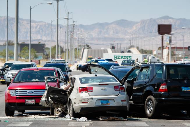 Deadly Crash on Warm Springs and Las Vegas Bvld