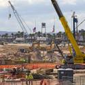 Raiders Stadium Construction: April 19, 2018