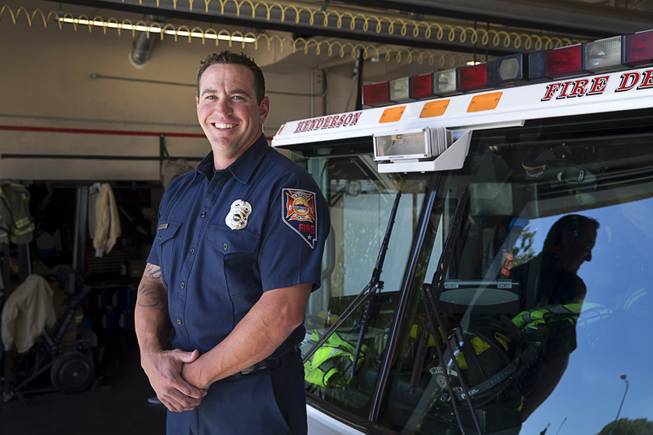Henderson Firefighter of the Year Mark Lester
