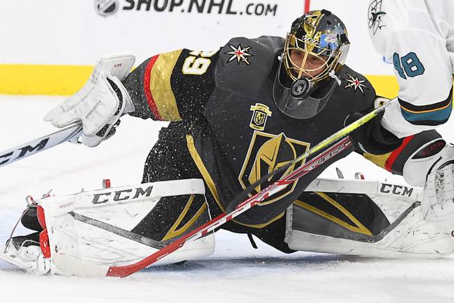 Golden Knights Shut Out Sharks 7-0 in Game 1