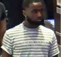 Metro Police say this man is one of two suspects in three thefts April, 22, 2018, on the Las Vegas Strip.