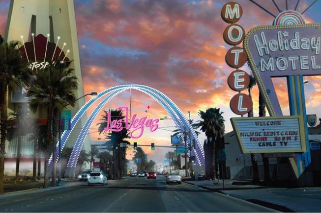 Downtown Las Vegas Welcome Arch