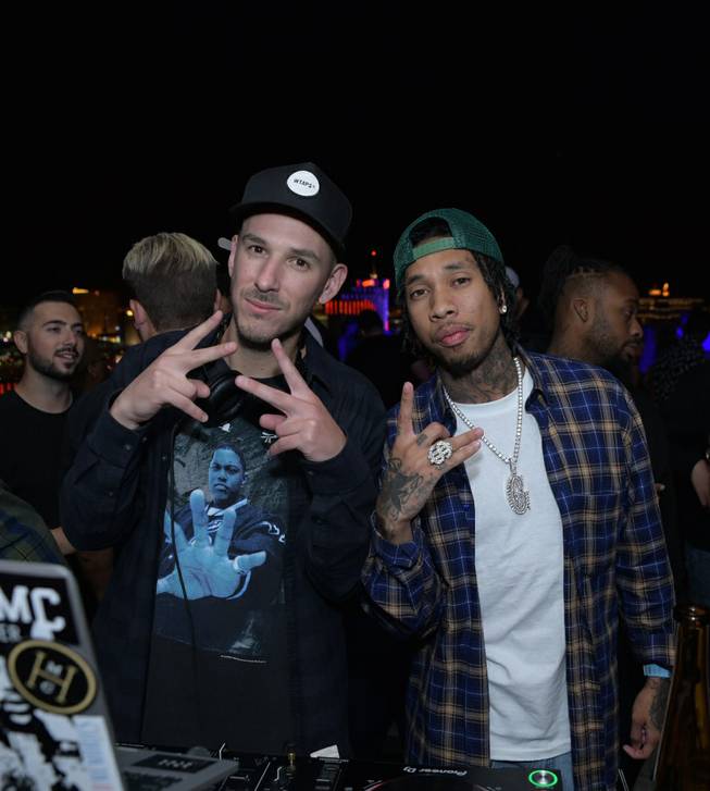 Eric DLux and Tyga at Apex.