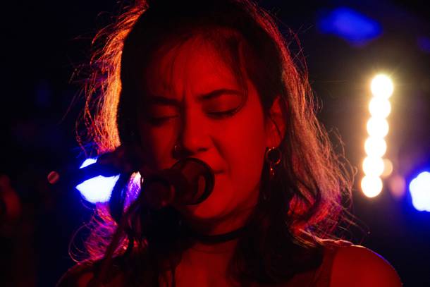 Japanese Breakfast performs to a sold out crowd at the Bunkhouse Saloon, Thursday, June 22, 2018.