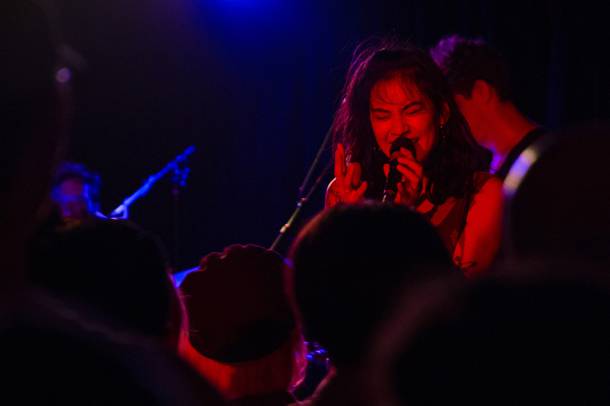 Japanese Breakfast performs to a sold out crowd at the Bunkhouse Saloon, Thursday, June 22, 2018.