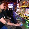 Gamblers play slot machines inside the Ocean Resort Casino on Monday, June 25, 2018, the first day of so-called "soft play" in advance of the casino's formal opening on June 28. The property is the former Revel casino. 