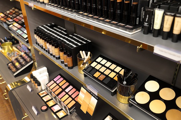 Makeup is displayed at L Makeup Institute, a makeup school and cosmetic store, at Tivoli Village, 440 S. Rampart Blvd., Thursday, July 12, 2018.