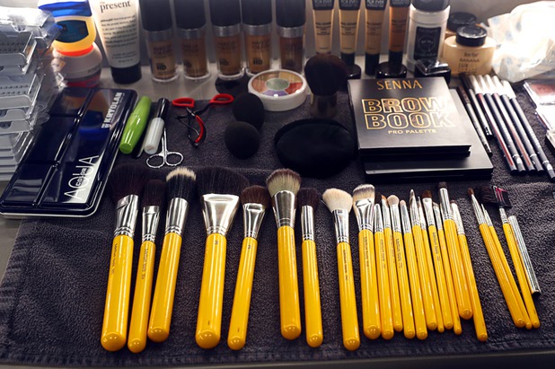 A work station is shown in a beauty classroom at L Makeup Institute, a makeup school and cosmetic store, at Tivoli Village, 440 S. Rampart Blvd., Thursday, July 12, 2018.