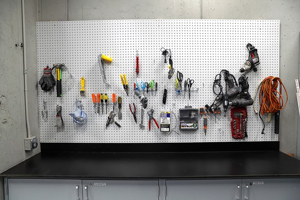 Tools are shown in a special effects classroom at L Makeup Institute, a makeup school and cosmetic store, at Tivoli Village, 440 S. Rampart Blvd., Thursday, July 12, 2018.
