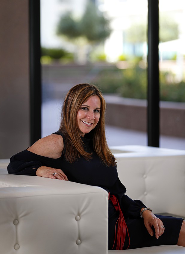 Holly Silvestri, a partner at the The Ferraro Group, Public Relations & Public Affairs company, poses Thursday July 12, 2018.