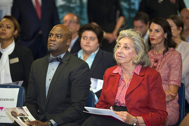 State Sen. Kelvin Atkinson and Congresswoman Dina Titus, D-Nev., attend ...