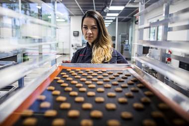 Las Vegas-based master chocolatier Melissa Coppel teaches the art of molded chocolate work to students from around the world.