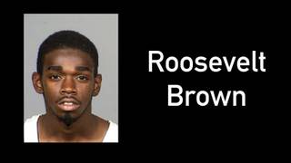 A photo of Roosevelt Brown is displayed during a news conference at the Metro Police headquarters Tuesday, Aug. 28. Police discussed Saturday's officer-involved shooting of Brown on Doolittle Avenue.