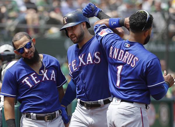 Why 'Vegas Strong' takes on a significant meaning for Rangers slugger Joey  Gallo - Las Vegas Sun News
