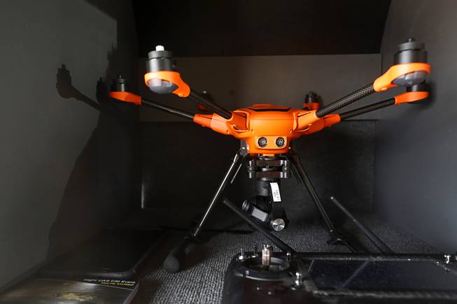 A Yuneec H520 drone is shown a preview of the ...