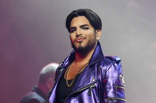 Vocalist Adam Lambert performs as Queen + Adam Lambert open the 10-show run of 