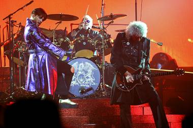 Queen + Adam Lambert played Las Vegas last year, a summer tour stop at T-Mobile Arena that blasted through the icon-level British rock band’s hits with all the expected bombast. Now they are back on the Strip ...