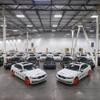 A fleet of vehicles with Aptiv self-driving technology is shown in the Aptiv garage Thursday, Jan. 26, 2018, in Las Vegas.
